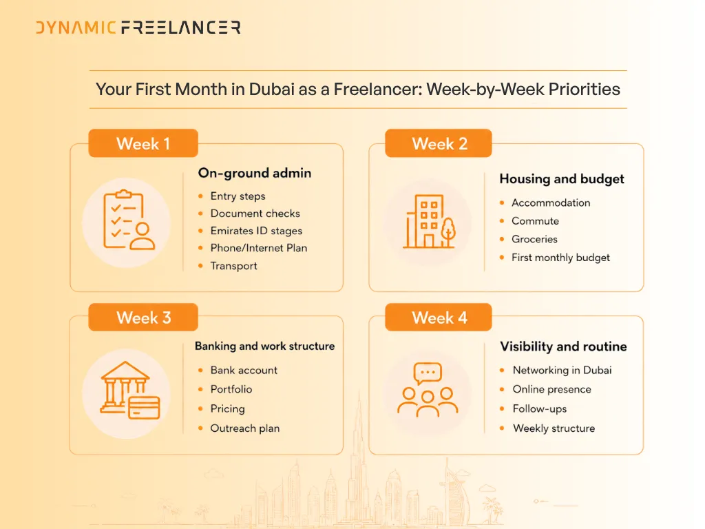 What to do in your first month in Dubai: 4 Week plan